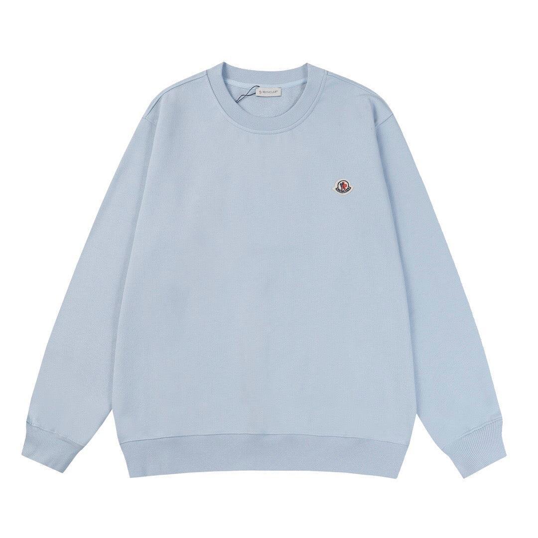 Moncler Logo Patch Sweatshirt 'Blue'