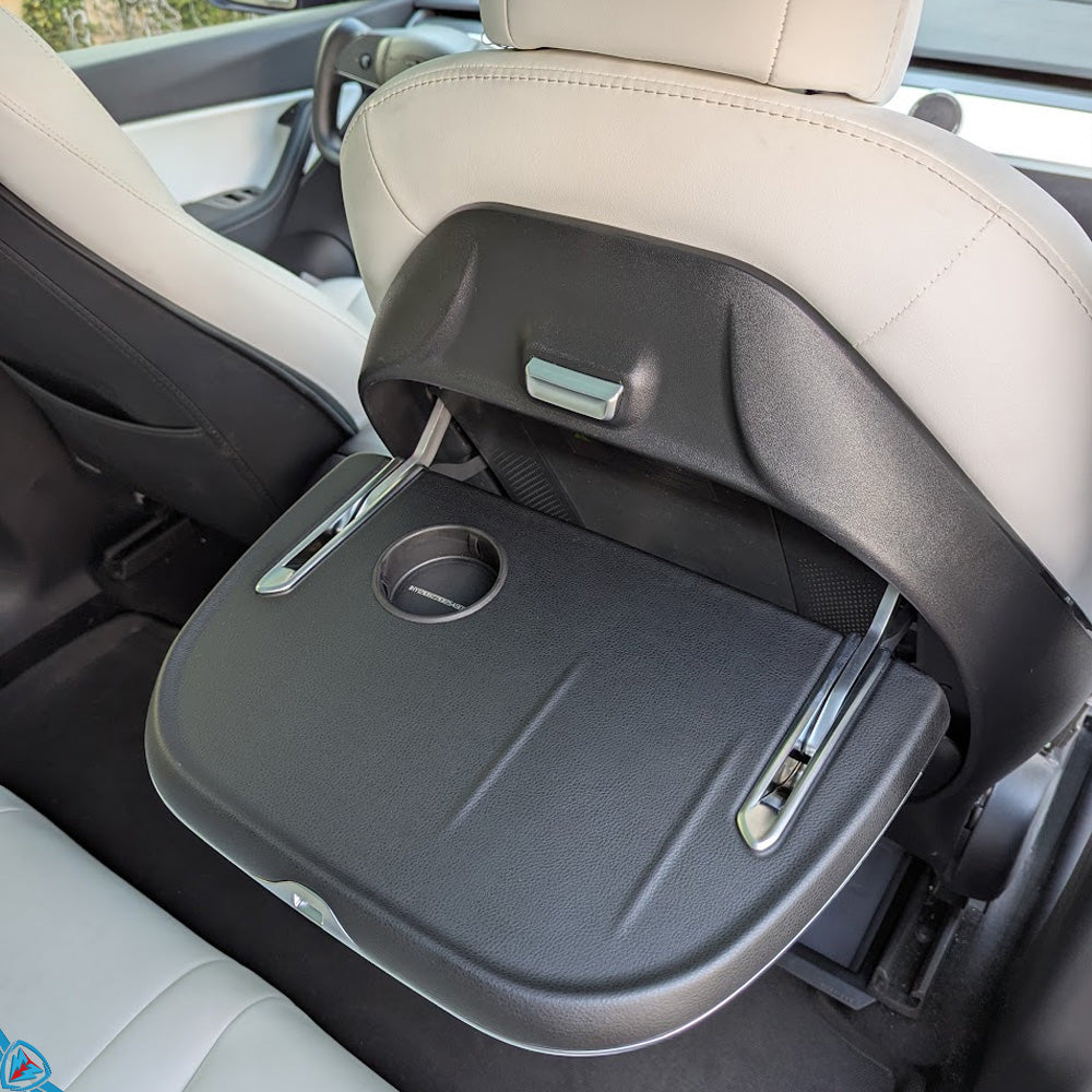 2017-2024 Tesla Model 3 / Y (MK1) Luxury Seat Back Replacement with Folding Table & Wireless Charging | E3Tuning — photo 4 of 6