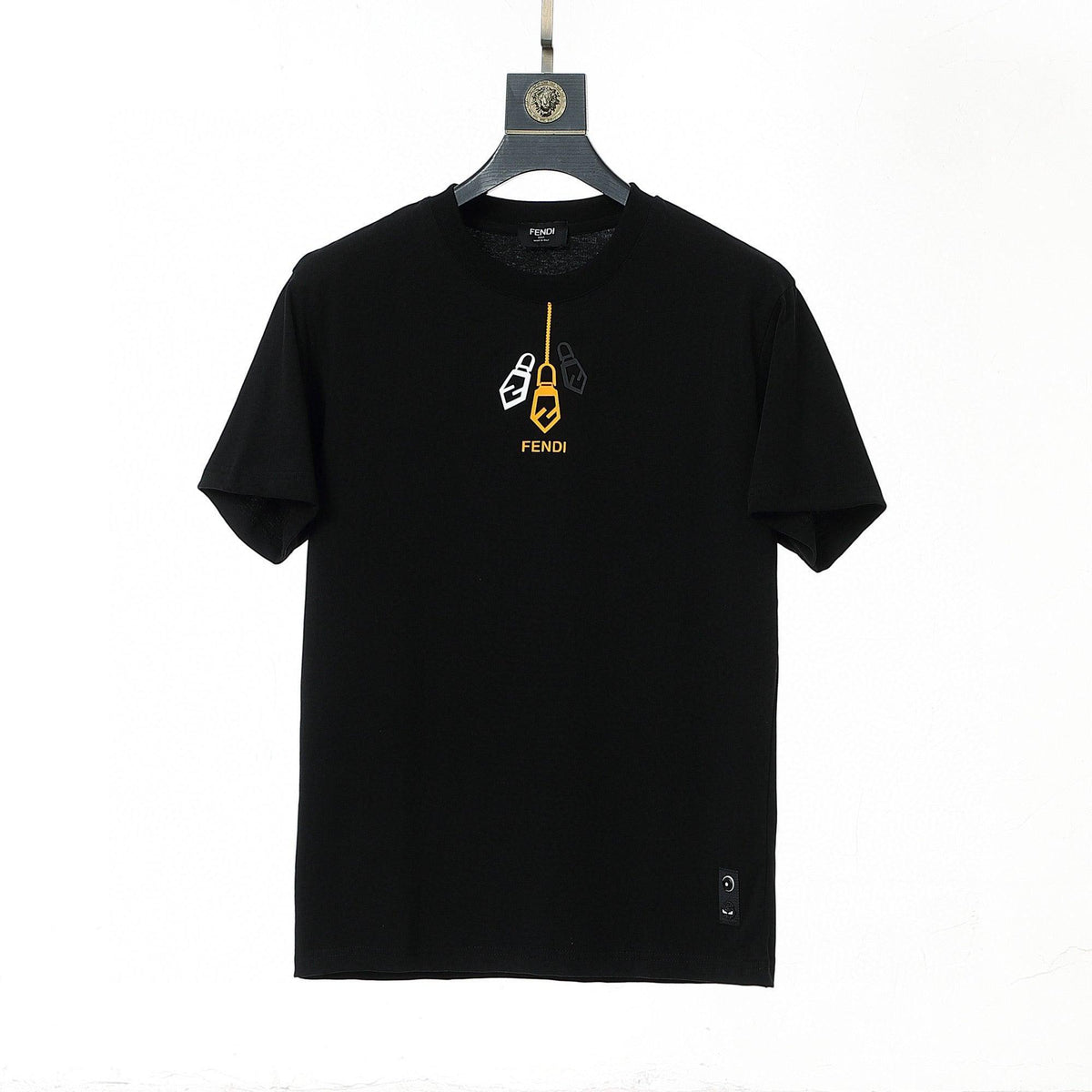 Fendi T-Shirt without Collar 'Black'