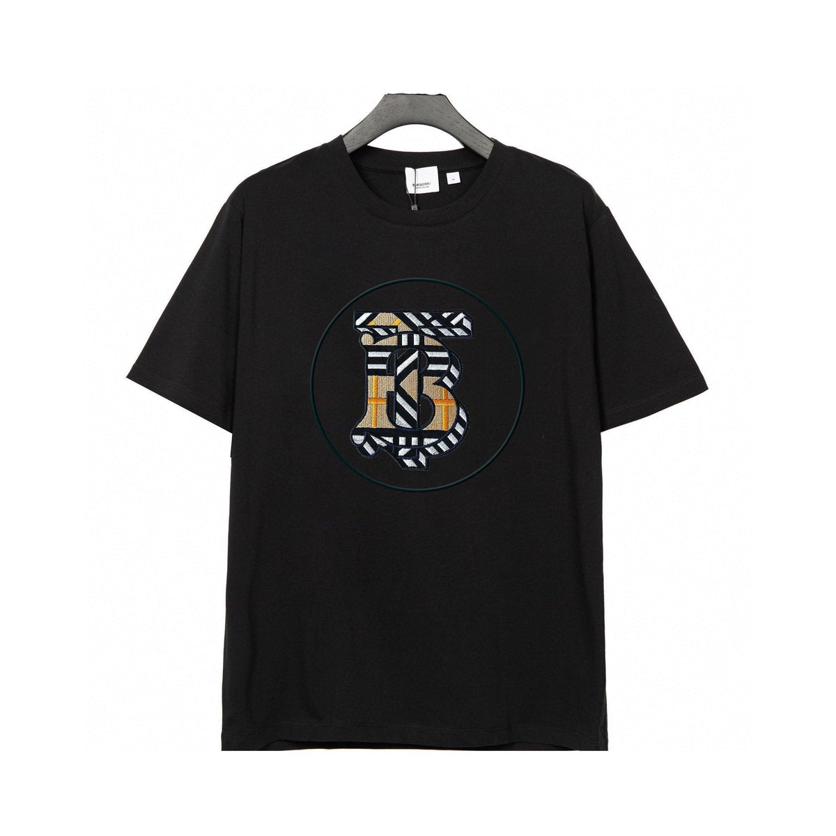 Burberry T-Shirt Without Collar 'Black & Beige'