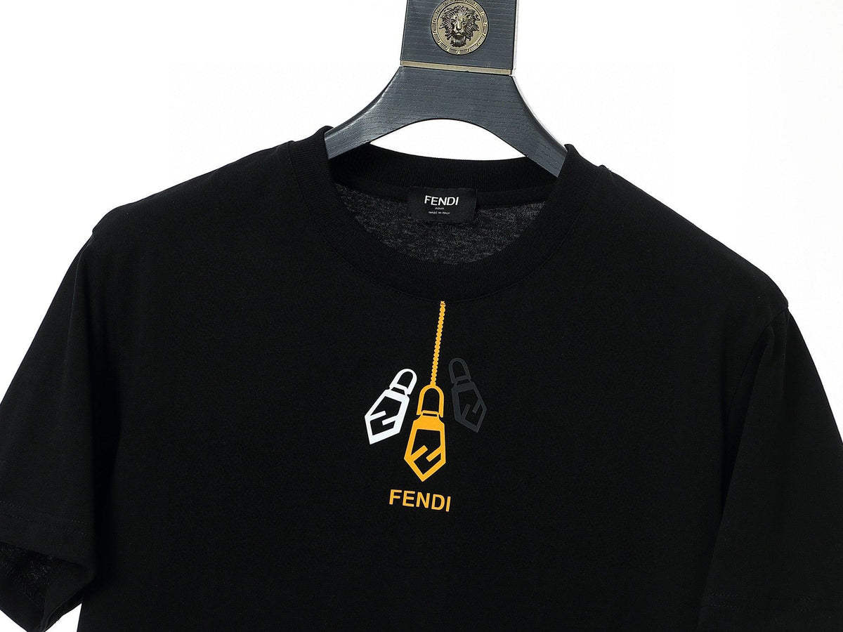 Fendi T-Shirt without Collar 'Black'