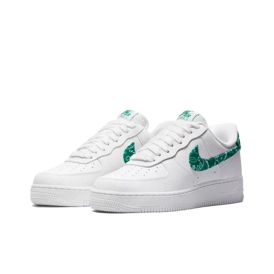 Nike Air Force 1 'Essential White/Green Paisley'