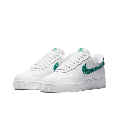 Nike Air Force 1 'Essential White/Green Paisley'
