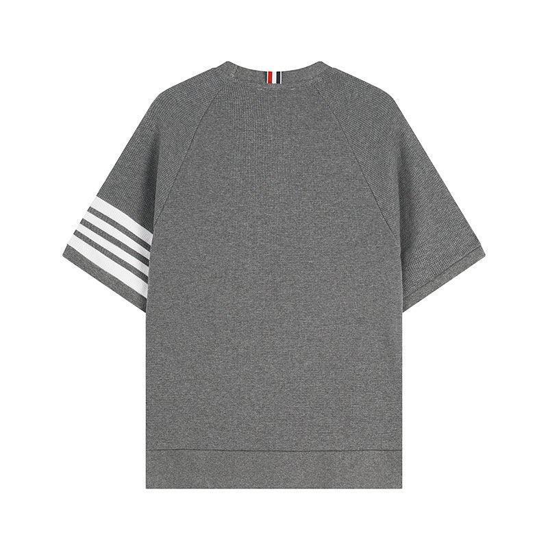 Thom Browne T-Shirt Without Collar 'Grey'