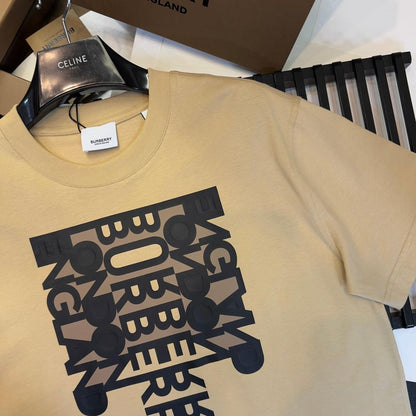 Burberry T-Shirt Without Collar 'Beige'