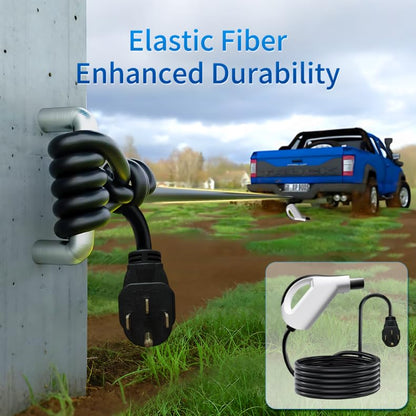 WenStorm Level 2 Portable EV Charger 32A NEMA 14-50 with 25FT Cable