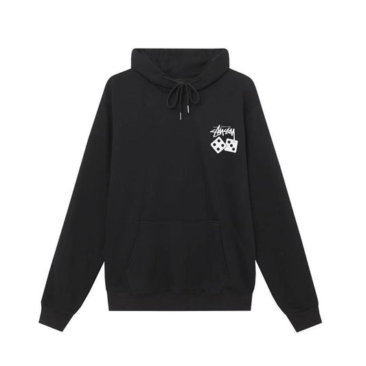 Stussy Dice Hoodie Size Small Black