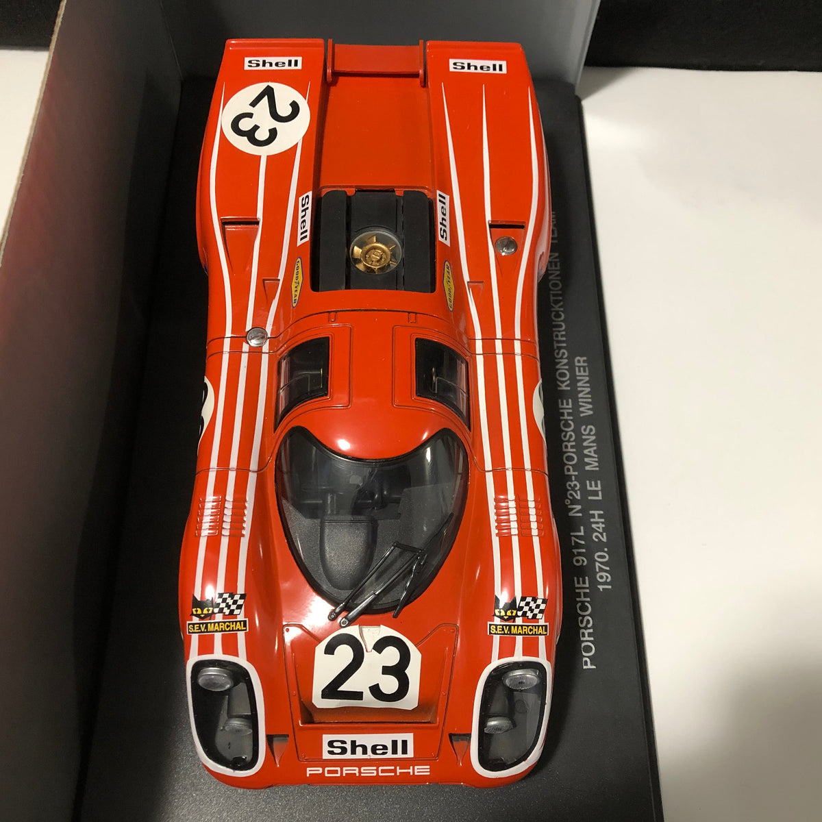 Porsche  917K 4.9L Team Salzburg N 23 Winner 24h Le Mans 1970 H Hermann - R Attwood by Eagle's Race 1:18 (3902)