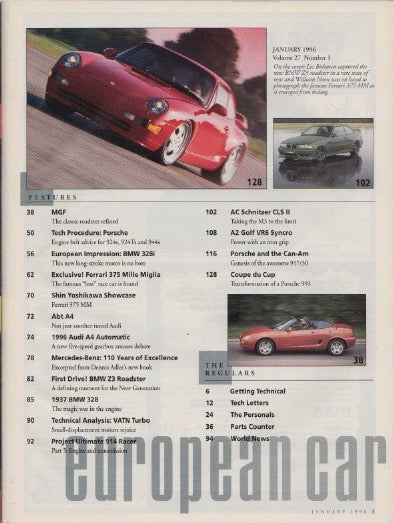 European Car Magazine 1996/01