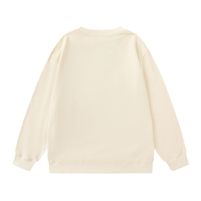 GUCCI Beige Cotton Jersey Sweatshirt New & Authentic