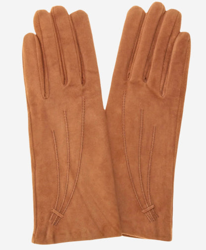 EC4520 (cinnamon) - Women's Italian Cashmere Lined Suede Gloves — photo 1 of 8