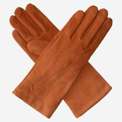 EC4520 (cinnamon) - Women's Italian Cashmere Lined Suede Gloves — photo 2 of 8