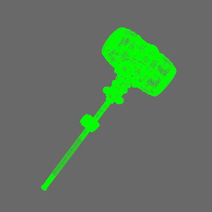 Cyber Samurai Power Warhammer Left Hand