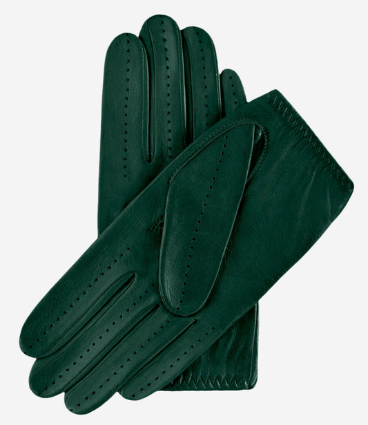 Alessa (hunter) - Classic Italian lambskin leather driving gloves — photo 2 of 7