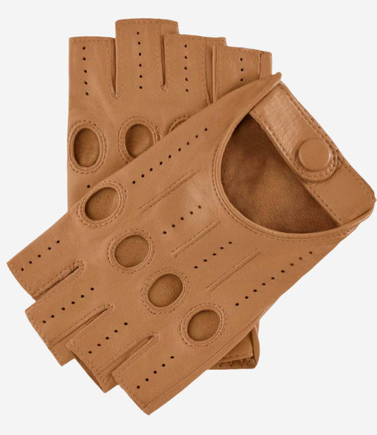 Rossana (vac) - Italian fingerless lambskin leather driving gloves — photo 1 of 7