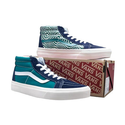 Vans SK8-Mid Reissue Black-Green 'Blue Green'