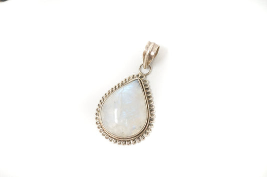 Vintage Moonstone Sterling Silver Southwestern Necklace Pendant — photo 1 of 8