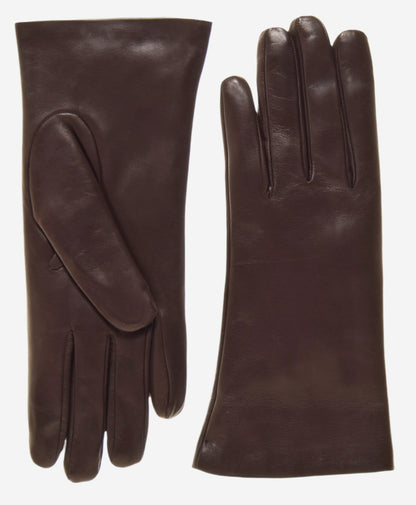 ER4003 (brown) - Women's Italian Rabbit Fur Gloves — photo 1 of 8