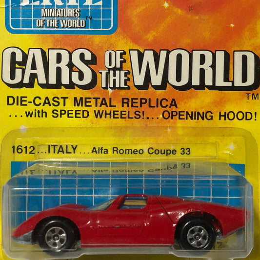 Alfa Romeo Coupe 33 Red by Ertl 1:64 (1701)