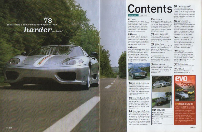 Evo Magazine, 2003/07