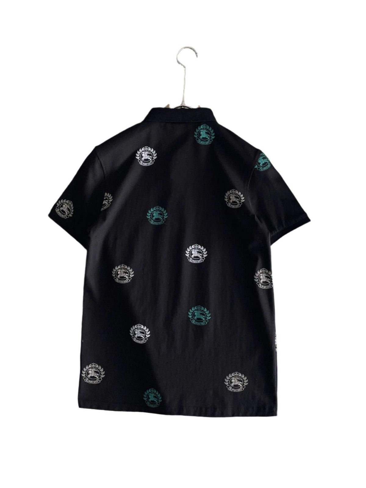 Burberry Black T-Shirt With Collar