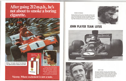 F1 1974 USGP Watkins Glen Program