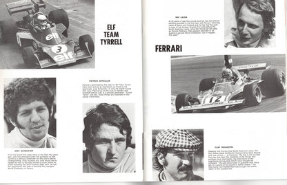 F1 1974 USGP Watkins Glen Program