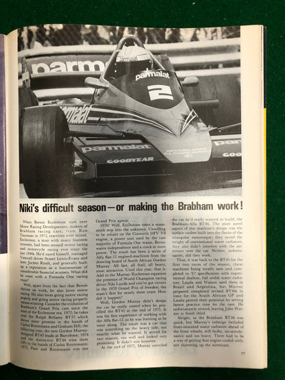 F1 1978 USGP Watkins Glen Program - Mario Andretti World Champion
