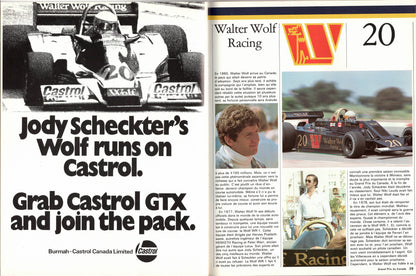 F1 1978 Canadian Grand Prix Montreal Program