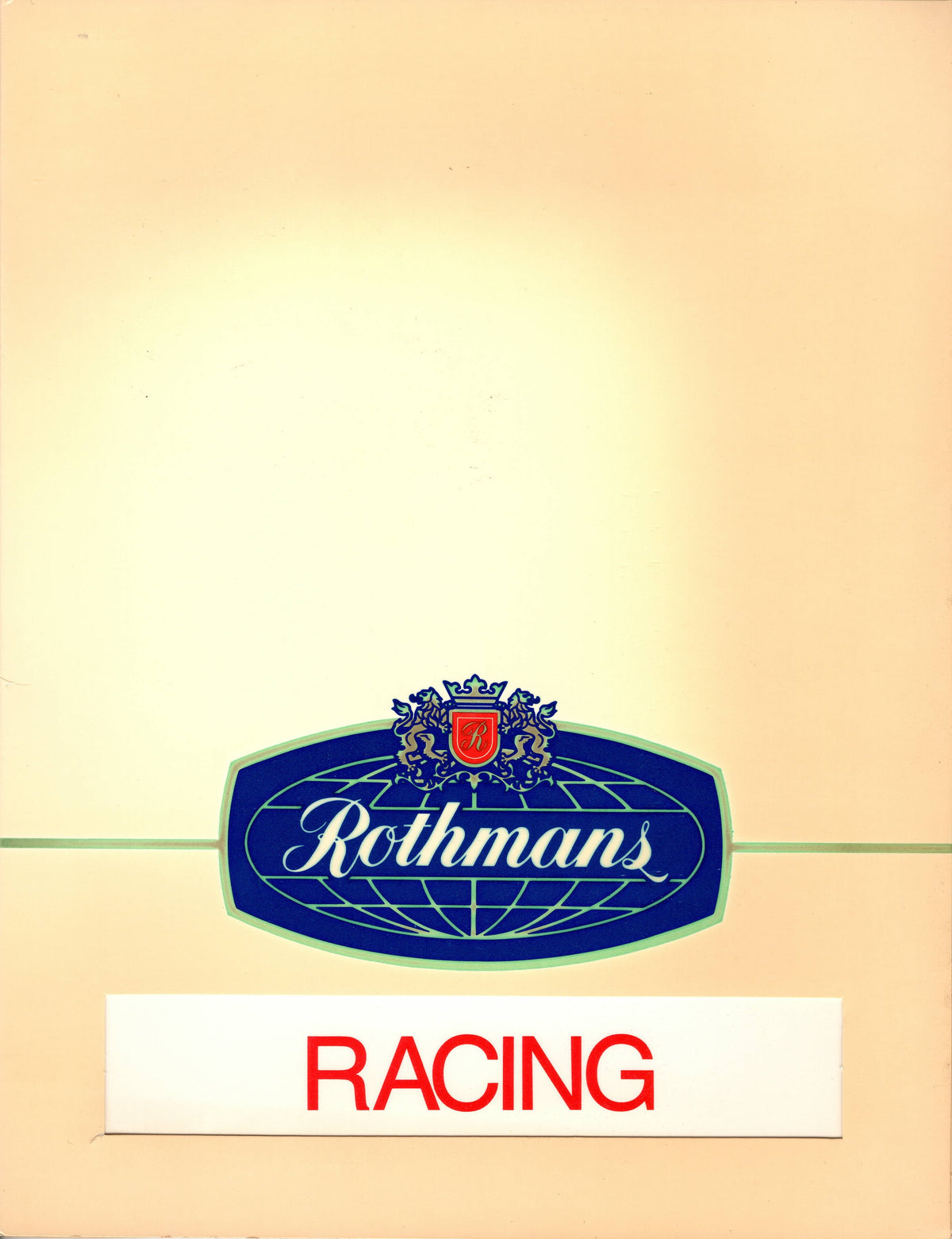 F1 1982 US Grand Prix Detroit Team Rothmans March Press Kit