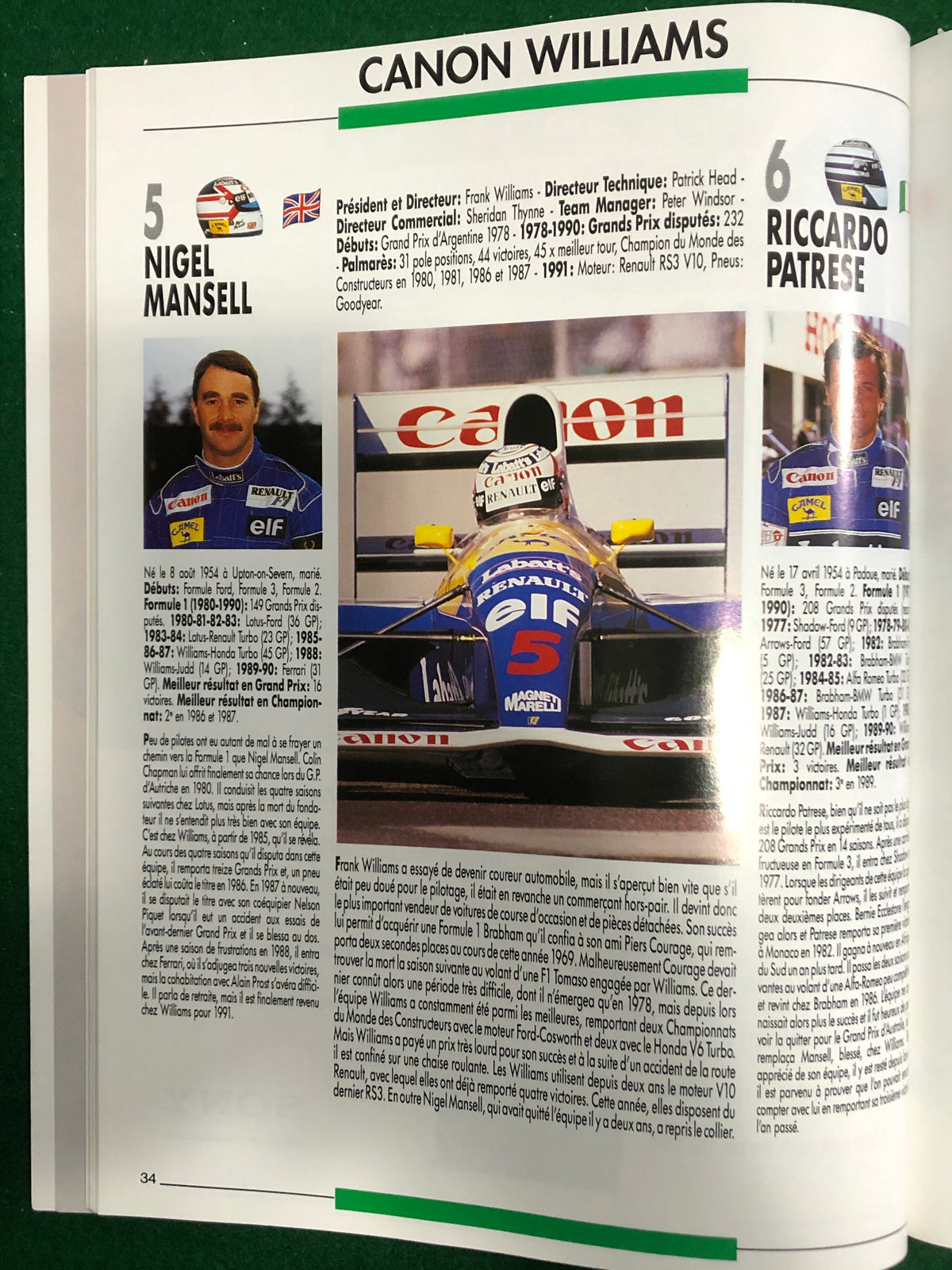 F1 1991 Canadian Grand Prix Montreal Program