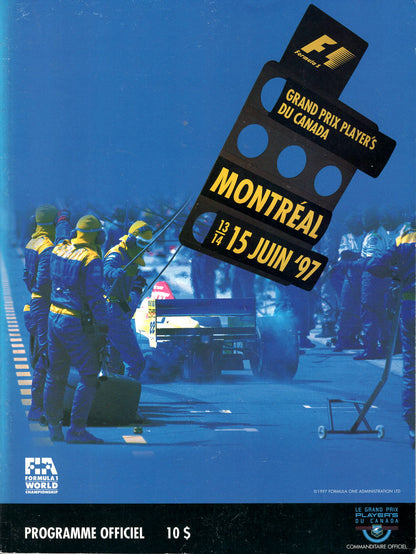 F1 1997 Canadian Grand Prix Montreal Program