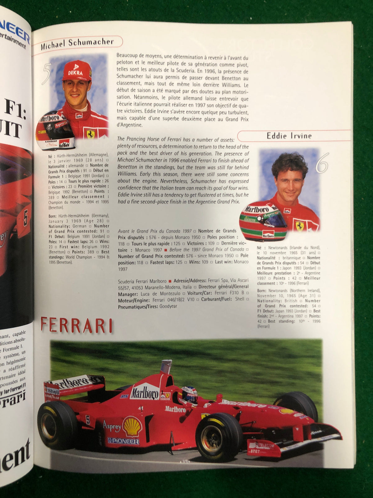 F1 1997 Canadian Grand Prix Montreal Program