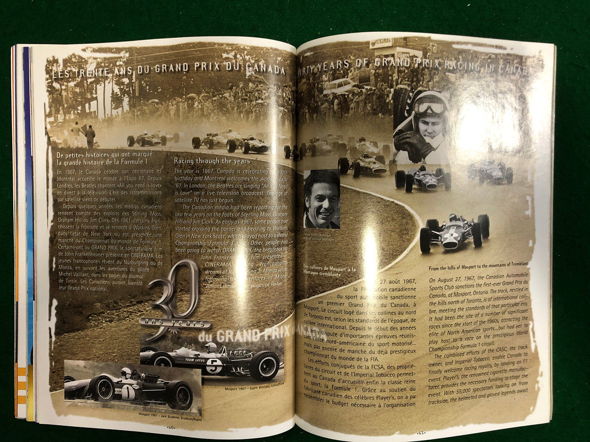 F1 1997 Canadian Grand Prix Montreal Program