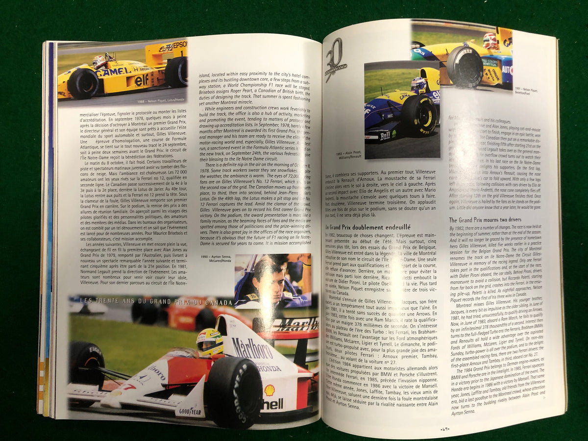 F1 1997 Canadian Grand Prix Montreal Program