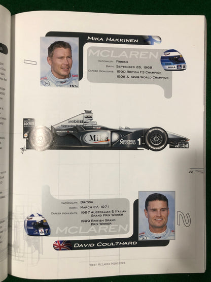 F1 2000 US Grand Prix Indianapolis Program - FCA Packet