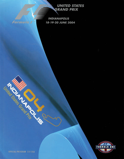 F1 2004 US Grand Prix Indianapolis Program