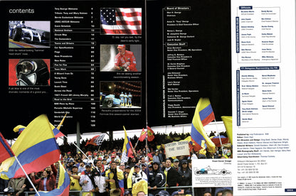 F1 2004 US Grand Prix Indianapolis Program