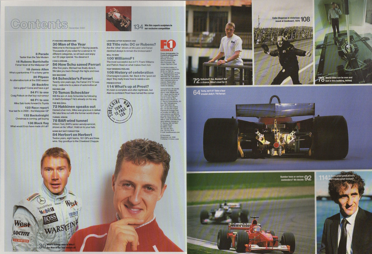 F1 Racing Magazine 2000/12