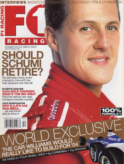 F1 Racing Magazine 2003/12