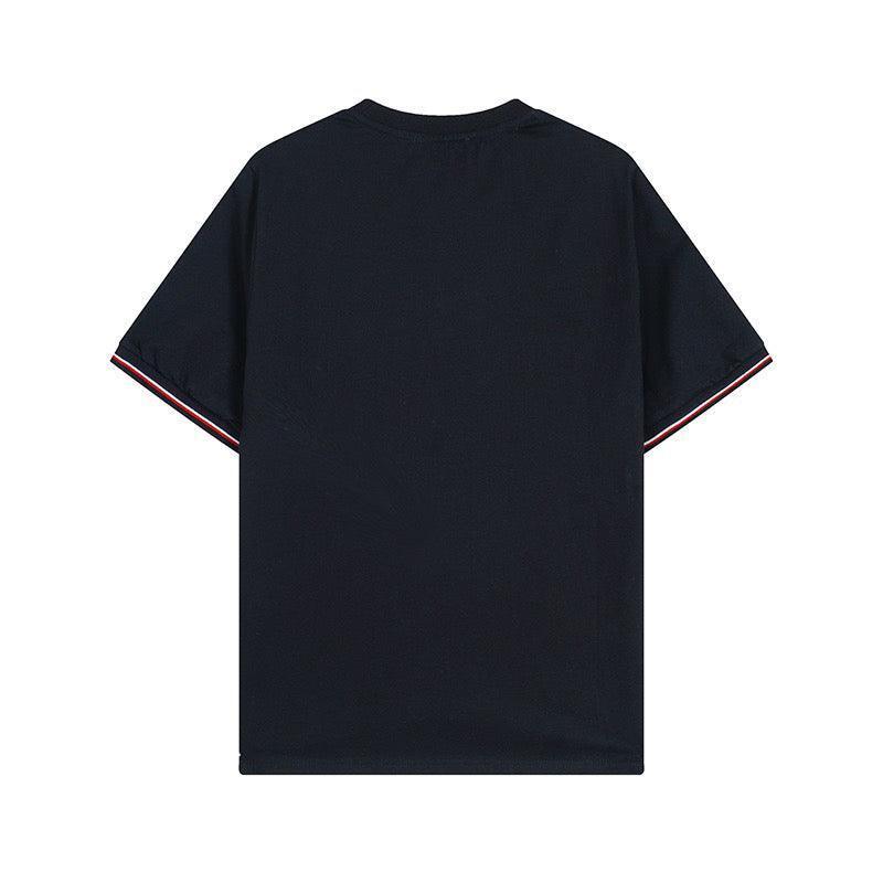 Thom Browne T-Shirt Without Collar 'Blue'