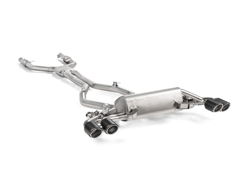 Juego de tubos de enlace Akrapovič Evolution – Titanio | Alfa Romeo Giulia Quadrifoglio (2017–2019) Modelo: E-AR/T/1