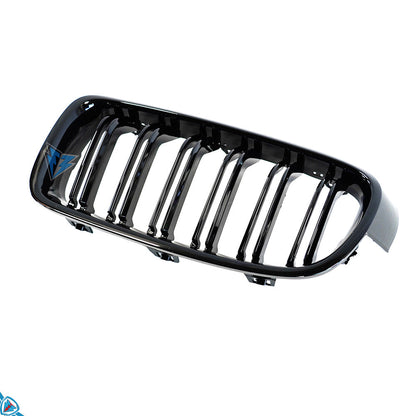 2012-2018 BMW 3 Series (F30/F31) M Style Dual Slat Kidney Grilles (Pair) [Various Finishes]