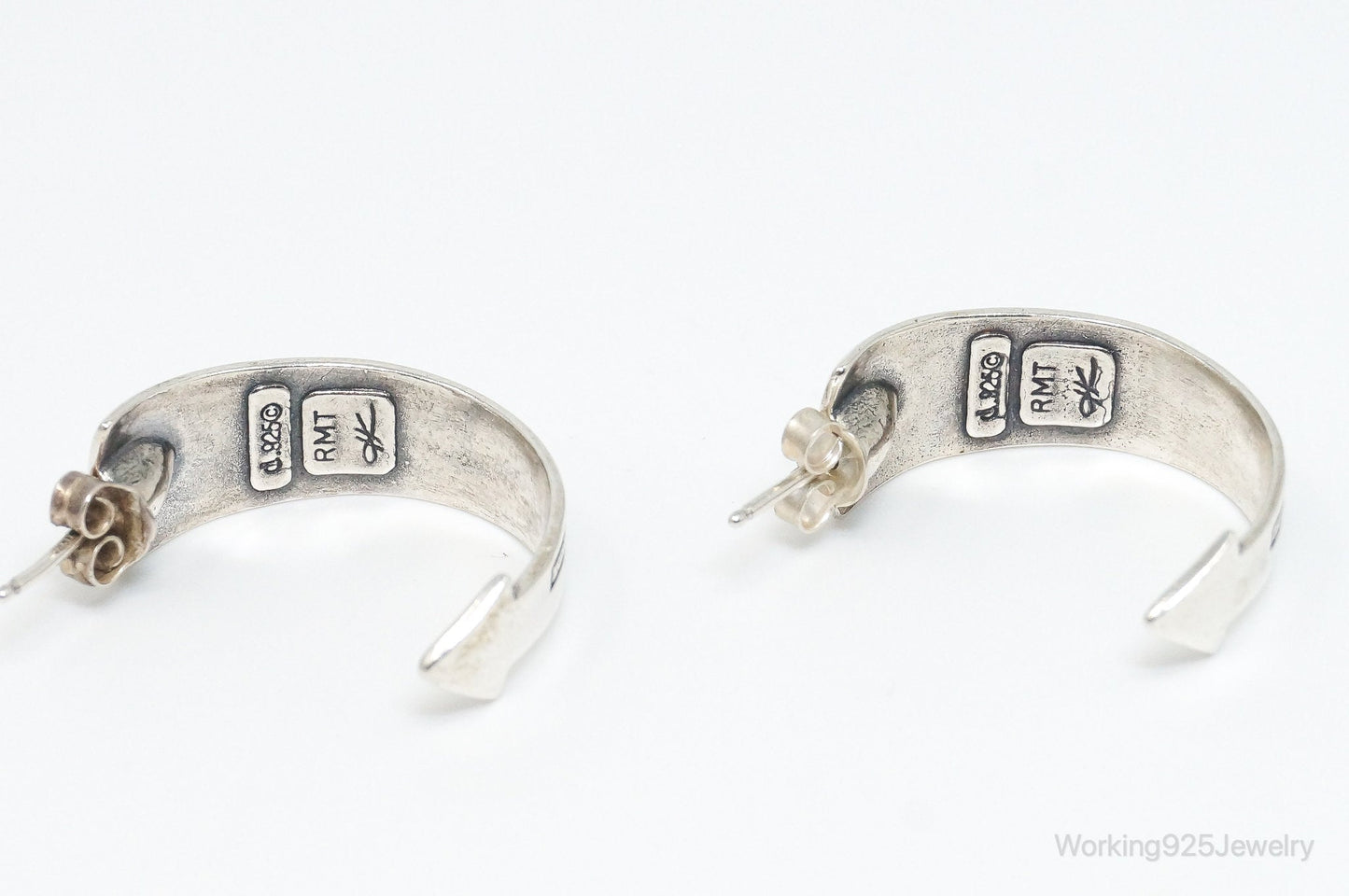 Native Designer Carolyn Pollack Relios RMT Tribal Sterling Silver Earrings
