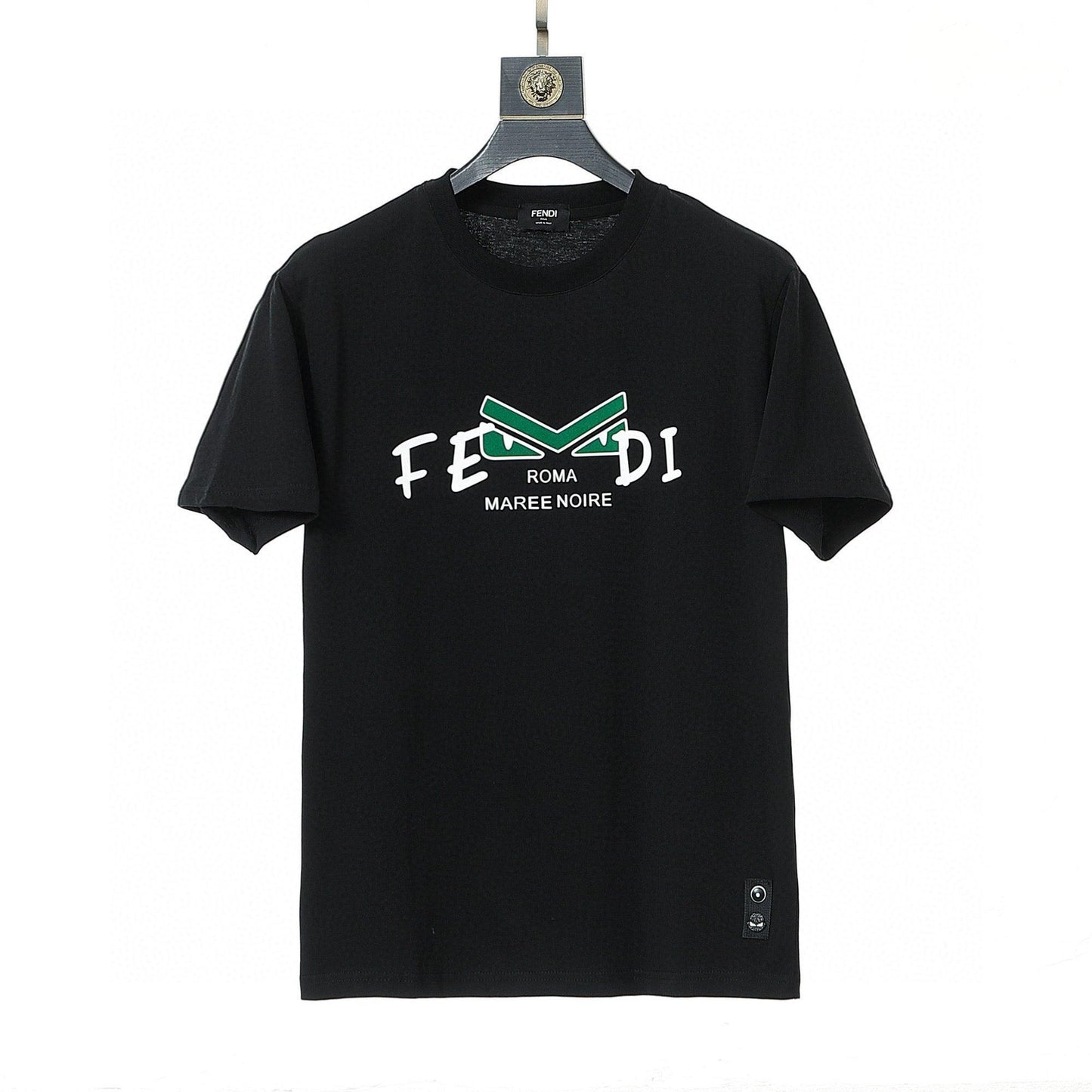 Fendi T-Shirt without Collar 'Black'