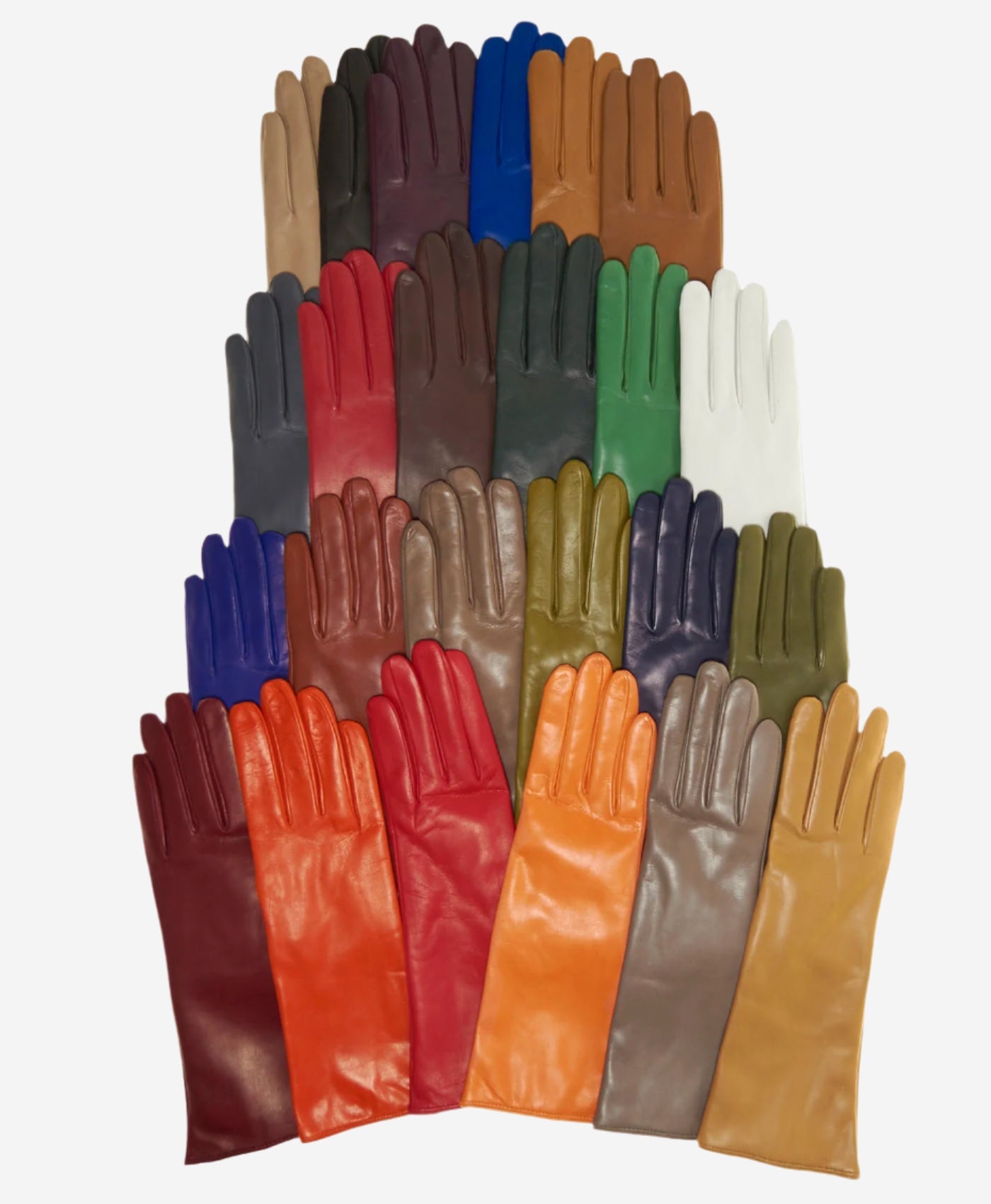 Camilla (vac) - Italian "4 button length" cashmere lined leather gloves — photo 2 of 8