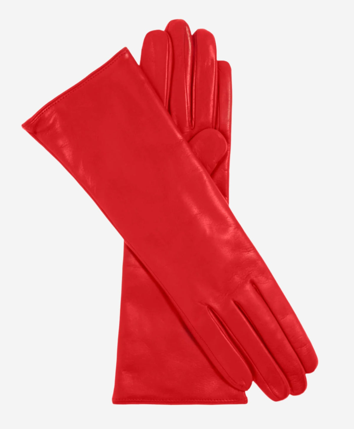 Camilla (red) - Italian "4 button length" cashmere lined leather gloves — photo 1 of 7