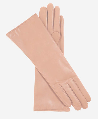 Camilla (rosewater) - Italian "4 button length" cashmere lined leather gloves — photo 1 of 8