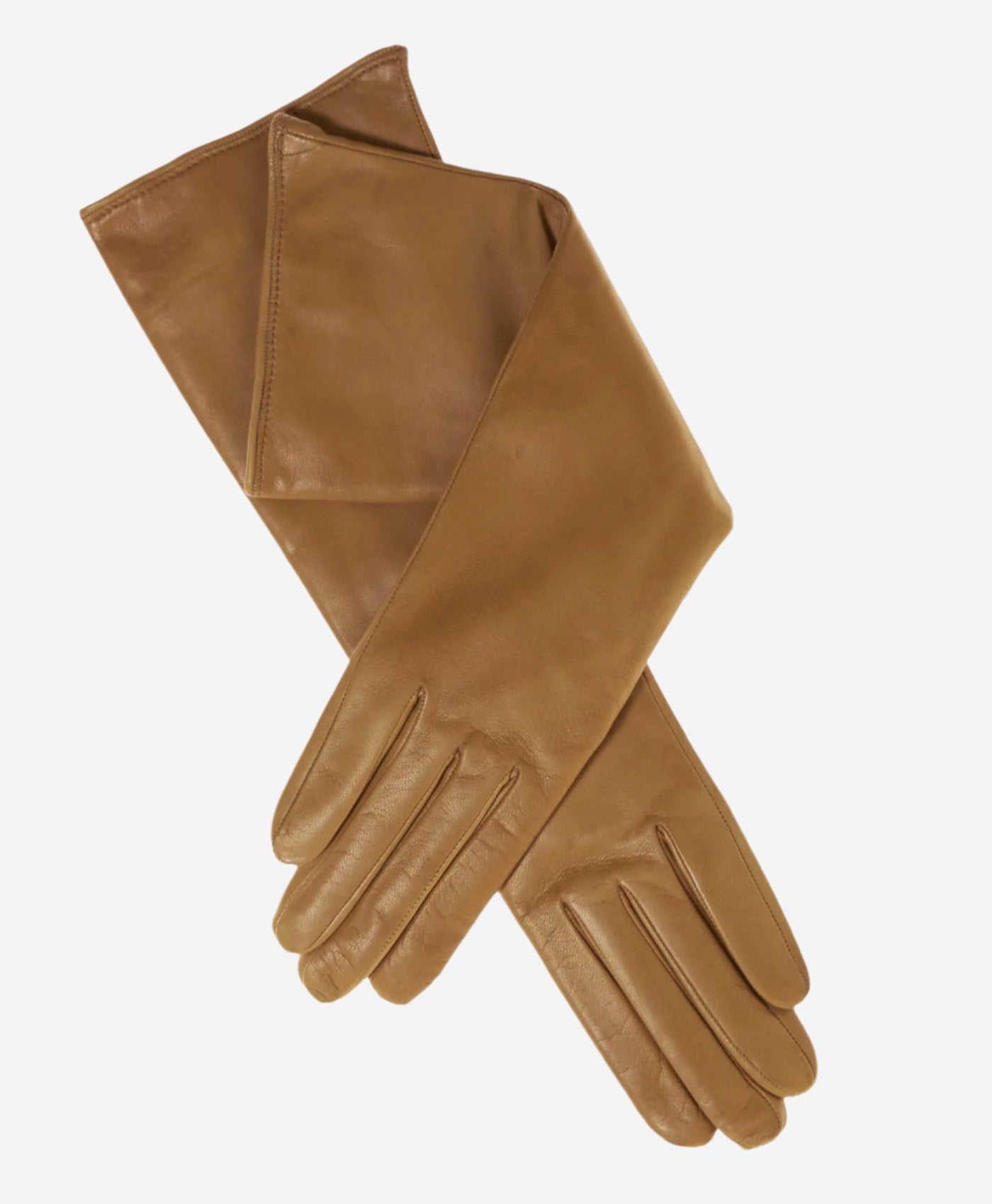 Leonora (vac) - Italian cashmere lined 6-button length leather gloves — photo 1 of 7