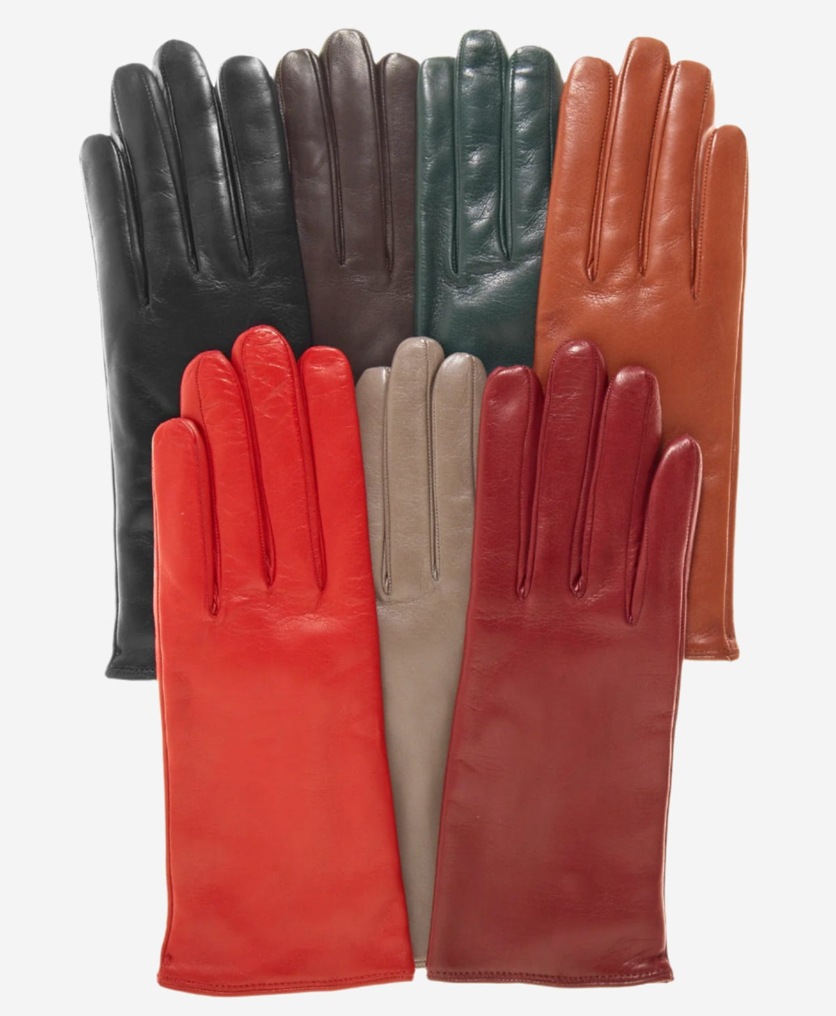 FC04 (xb) - Women's Italian cashmere lined leather gloves — photo 2 of 8